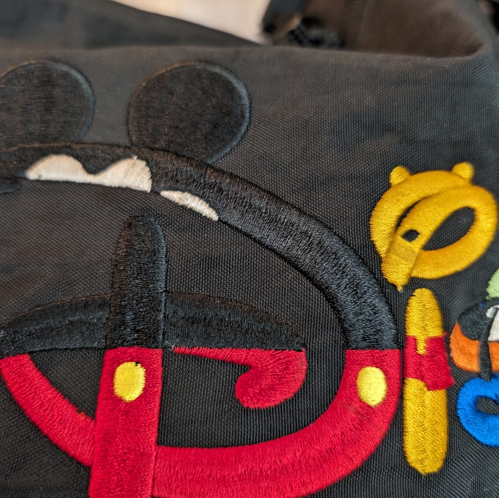 Embroidered Colorful DISNEY Backpack. Inside zipper pocket. - Picture 4 of 10